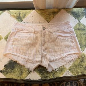 VINTAGE American eagle white shorts